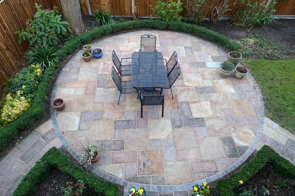 Stone Patio Repair in Mason