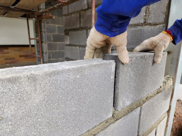 Concrete Block Repair in Mason