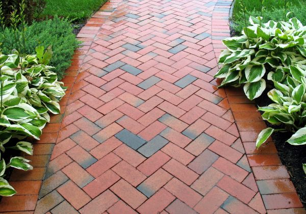 Brick Walkway Repair in Mason