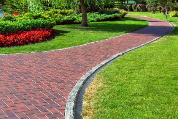 Brick Sidewalk Repair in Mason