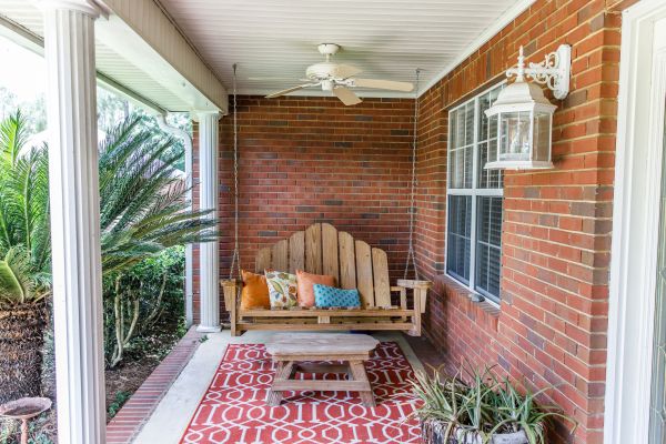 Porch Brick Repair in Mason