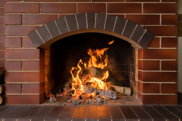 Brick Fireplace Installation in Mason