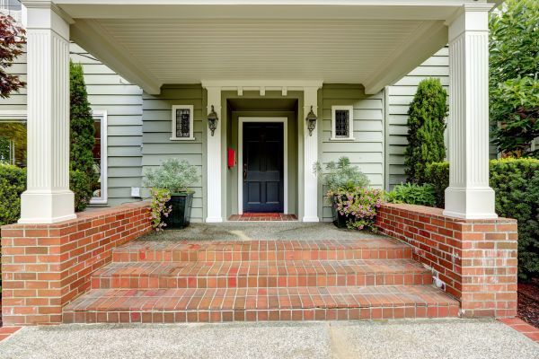 Front Porch Masonry Repair in Mason