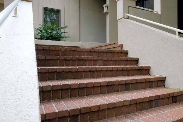 Entryway Brick Repair in Mason