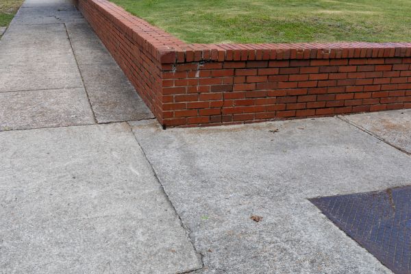 Brick Retaining Wall Repair in Mason